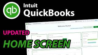 QuickBooks Online: NEW Home Page (Dashboard Style)