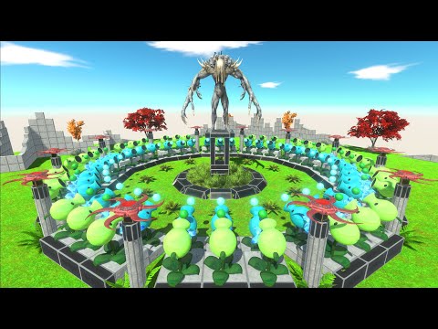 Plants vs Zombies new version vs every unit - Animal Revolt Battle Simulator