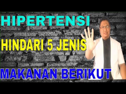 5 Jenis makanan yang harus dihindari penderita hipertensi