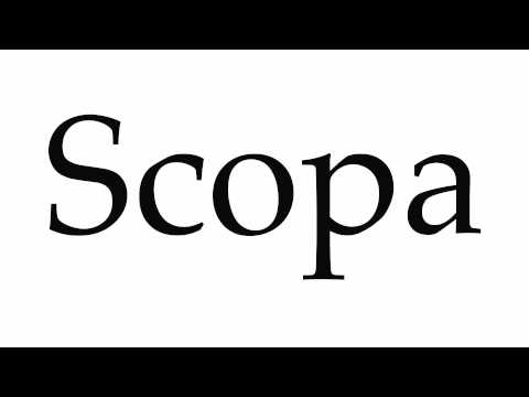 How to Pronounce Scopa