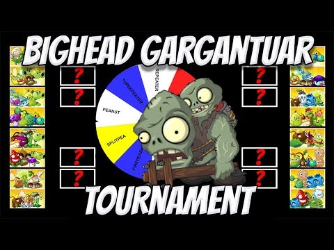 Big Head Gargantuar Tournament Round 1 - Plants vs Zombies 2 Epic MOD