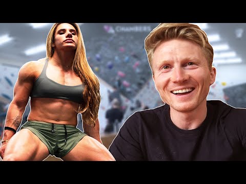 Climbing with Worlds STRONGEST Woman...