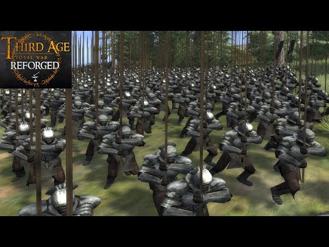DARK DEALS IN THE DRUADAN FOREST (Siege Battle) - Third Age: Total War (Reforged)