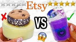 0 STAR vs 5 STAR Etsy Slime Shop Review!