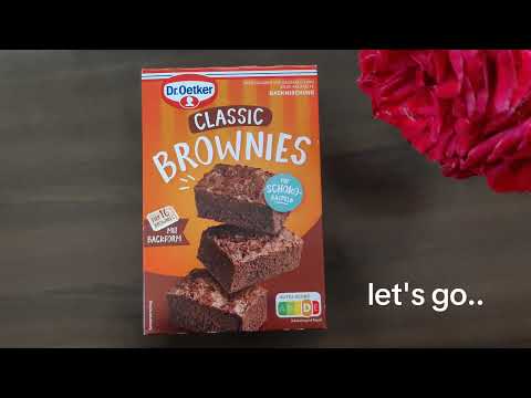 Trying out Dr. Oetker Brownies | Brownie Rezept. #youtubevideo #droetker #recipe