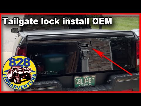 Honda Ridgeline tailgate lock install