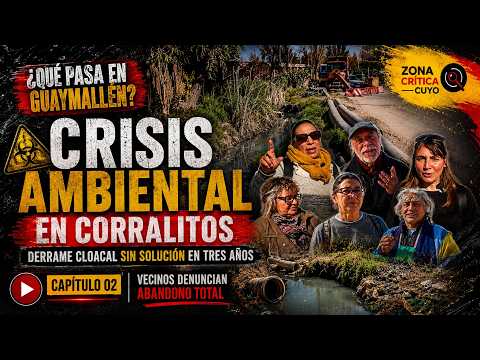 CRISIS AMBIENTAL EN CORRALITOS-DERRAME CLOACAL SIN SOLUCIÓN EN TRES AÑOS