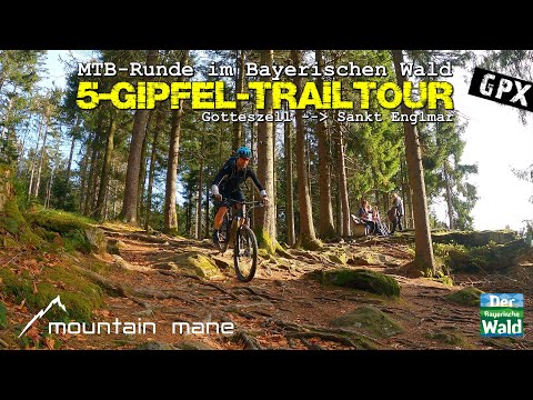 5-Gipfel MTB-Trailtour im Bayerwald