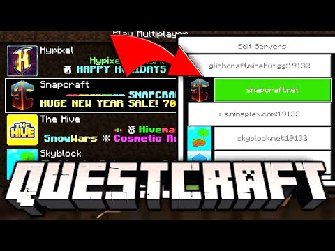 H ngamers - HOW TO ADD SERVERS ON QUESTCRAFT VR (MINECRAFT)