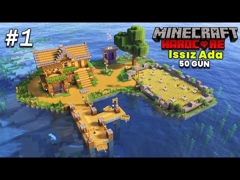 Minecraft Hardcore: Issız Adada 50 Gün Hayatta Kalmak