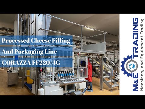 IMA Corazza FF220 Processed Cheese Forming and Wrapping Machine / Line