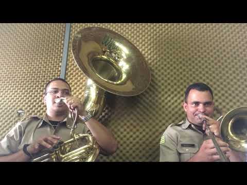 Dobrado 1º Grupo de Aviação Embarcada - Sd. Freitas (Tuba Bb) e Sd. Celio (Trombone)