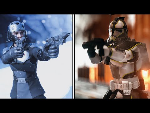 Arc Trooper & ISB Agent | Animation Comparison - Battlefront II