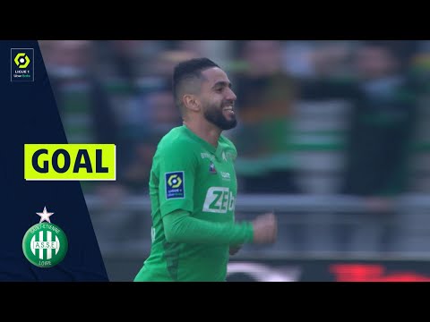Goal Ryad BOUDEBOUZ (4' - ASSE) AS SAINT-ÉTIENNE - RC STRASBOURG ALSACE (2-2) 21/22
