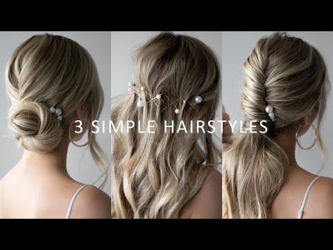 HOW TO: EASY Prom Hairstyles 👸🏼 Prom, Wedding,...