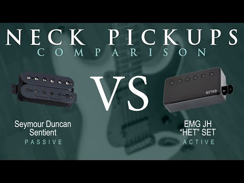 Seymour Duncan SENTIENT vs EMG JH "HET" SET - Neck Pickup Guitar Comparison / Demo