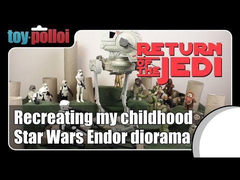 Recreating my childhood Endor Diorama - Vintage Star Wars Toys