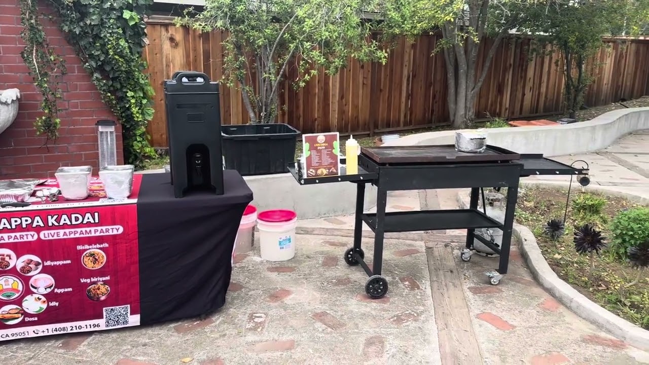 Live dosa party Madhu Idiyappa Kadai