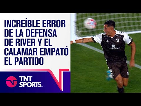 ¡ERROR en la DEFENSA de RIVER y MANSILLA descontó para el CALAMAR! ⚽