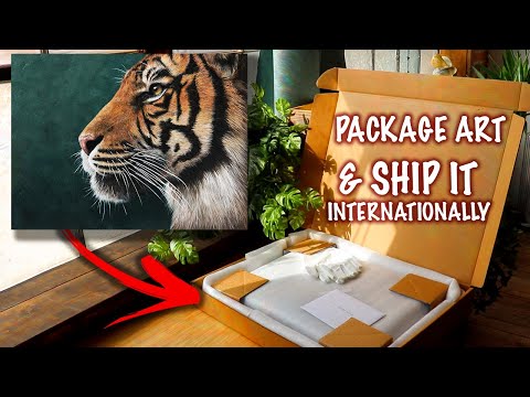 How to package AND SHIP original artwork easily!