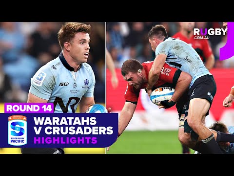Waratahs v Crusaders Highlights | Round 14 | Super Rugby Pacific 2025