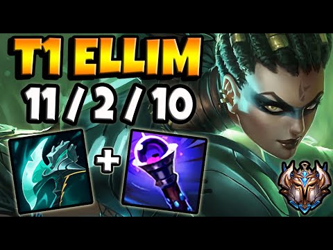 NIDALEE Jungle vs UDYR [ T1 Ellim ] Korea Challenger Patch 11.7 ✅