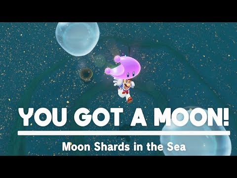 Super Mario Odyssey | Moon Shards In the Sea