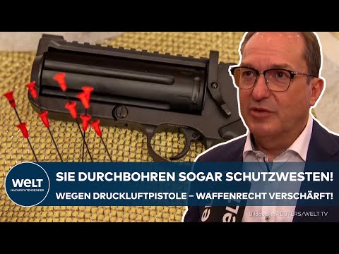 TÖDLICHE DRUCKLUFTPISTOLE: Dobrindt verschärft Waffengesetz - "Darf nicht in Verkehr kommen"