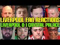LIVERPOOL FANS REACTION TO LIVERPOOL 0-1 CRYSTAL PALACE | FANS CHANNEL