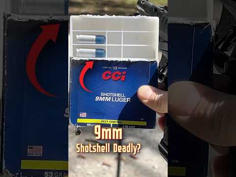 9mm Shotshell Deadly? *TEST*