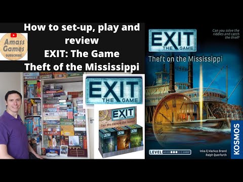 How to setup play and review Exit the Game: Theft on the Mississippi by AmassGames