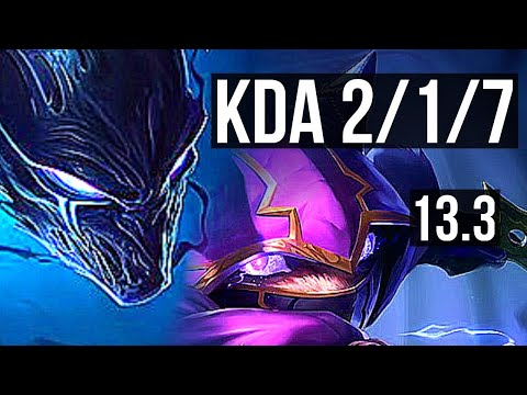 NOCTURNE vs KENNEN (TOP) | 2/1/7, 700+ games, 1.2M mastery | KR Master | 13.3
