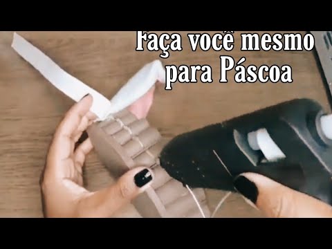 CAIXA DE E.V.A PARA CHOCOLATE / CESTA PARA PÁSCOA / LEMBRANCINHA DE PÁSCOA