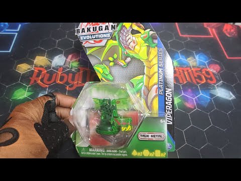 NEW BAKUGAN EVOLUTIONS PLATINUM SERIES GEOGAN VENTUS VIPERAGON UNBOXING!