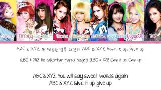 [Color Coded/Han/Eng/Rom] Girls Generation/SNSD - XYZ