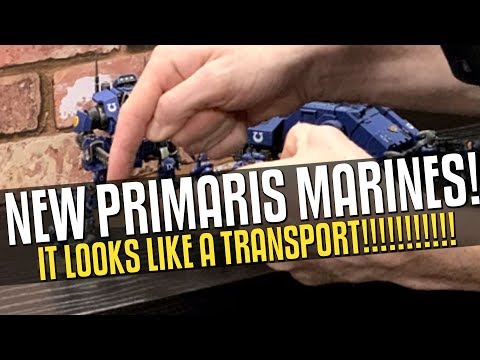 NEW PRIMARIS MARINES! It looks like a TRANSPORT!!!! GLORIOUS!