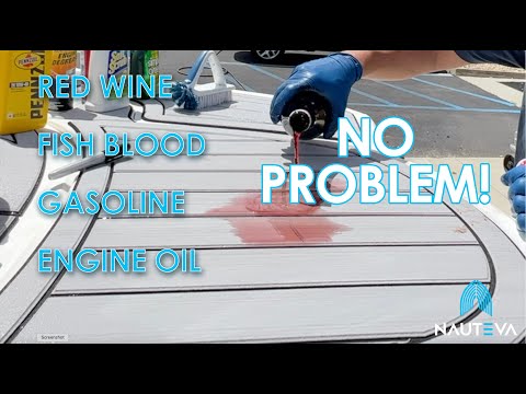 NAUTEVA Marine Floor - Cleaning Performance Test