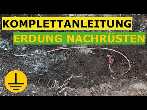 Install a Dehn ground rod. Retrofit the house's grounding system. IMPORTANT: Otherwise, no PV sys...