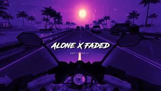 Alone X Faded - Gameplay || Aesthetic Status Video ( Riding )