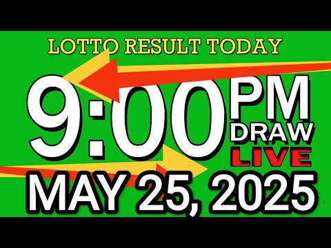 LIVE 9PM LOTTO RESULT TODAY MAY 25, 2024 #2D3DLotto #9pmlottoresultmay25,2024 #swer3result