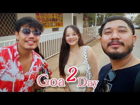 Goa - Day 2 | Riyan Raj | Poba Gourab | Anjuna Beach | Morjim Beach 🏖️