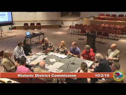 Historic District Commission 10.2.19