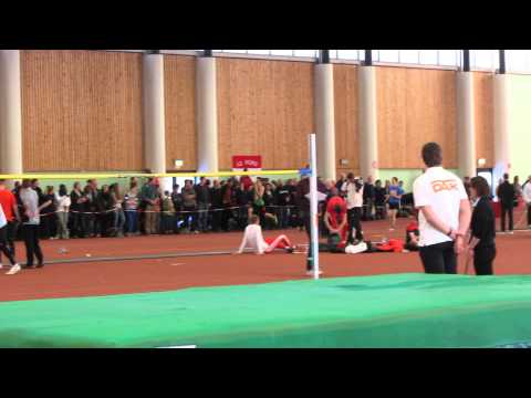 BBM Halle 25.01.2014 - 400m Männer 3. Zeitlauf