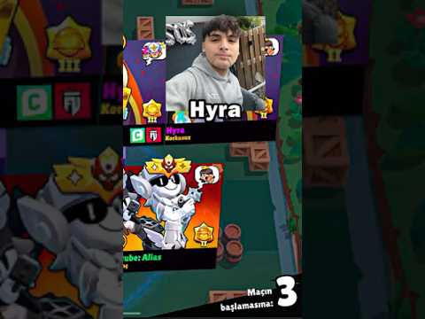 Hyra'yı Eski Sevgilisiyle Yendim! 😎 Brawl Stars #shorts