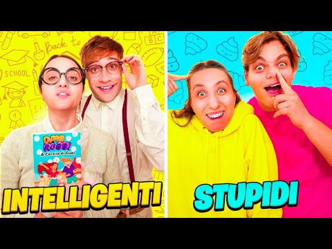 3 tipi di AMICI INTELLIGENTI vs STUPIDI..!📚🤪