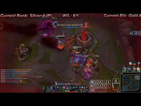 Rek'Sai Only Unranked to Diamond - Game 8 - Winning a 4v5
