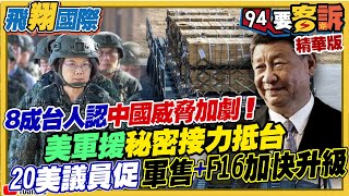 中研院調查：8成台人認中國威脅加劇！