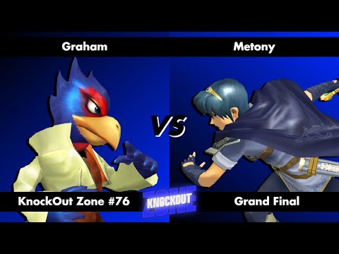 KnockOut Zone #76 - SSBM Grand Final - Graham (Falco) vs Meltony (Marth)