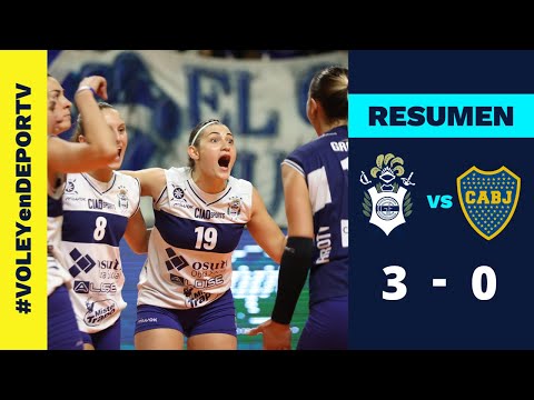 Gimnasia LP 3-0 Boca Jrs - RESUMEN - FINAL- Juego 1 - División de Honor - Metro Femenino Vóley