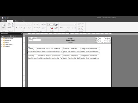 How To Create New DataSet in SSRS Report Builder | EPICOR